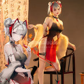 【Pre-Sale】Game Arknights Cosplay Wiš’adel Cheongsam Cosplay Costume Premium Edition Cosplay Costumes